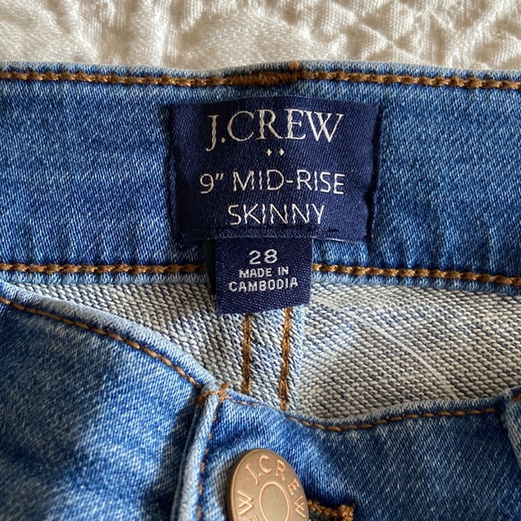 NWT J Crew Factory 9” Mid Rise Skinny Jeans - Picture 3 of 8